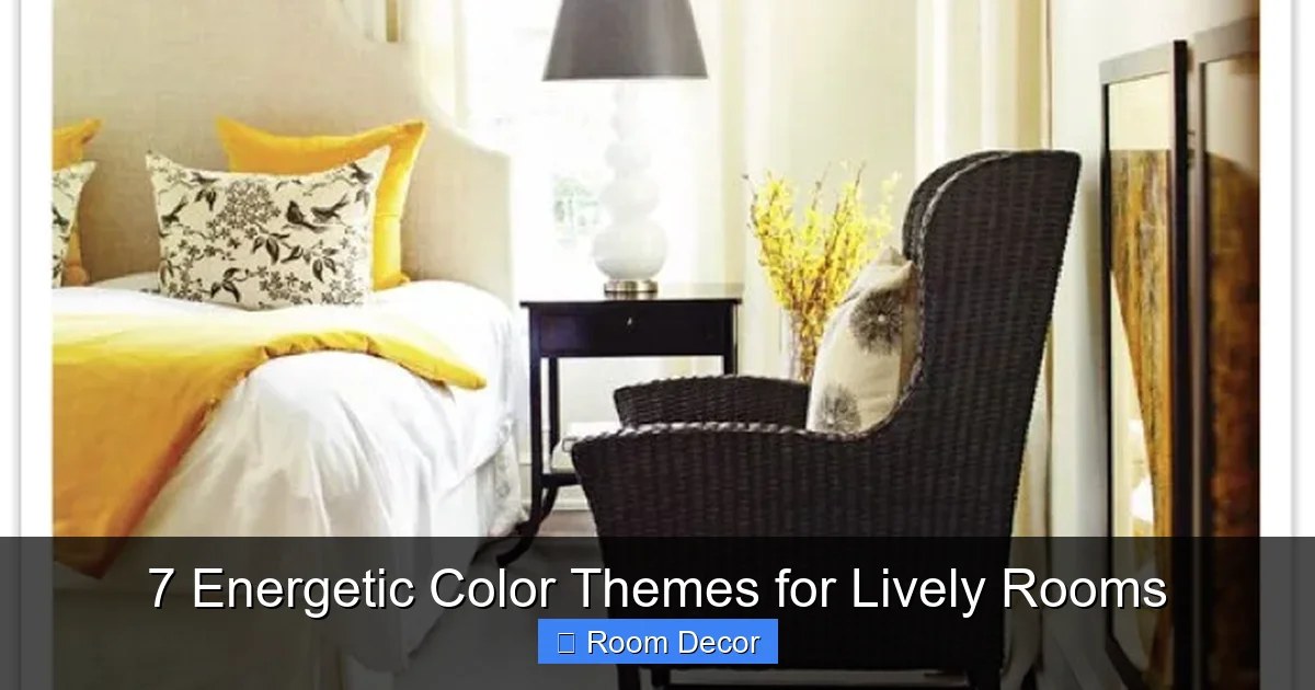 7 Energetic Color Themes for Lively Rooms