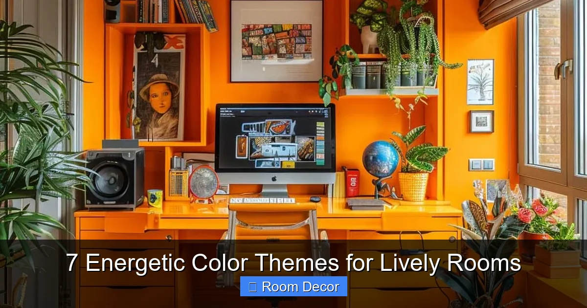 7 Energetic Color Themes for Lively Rooms