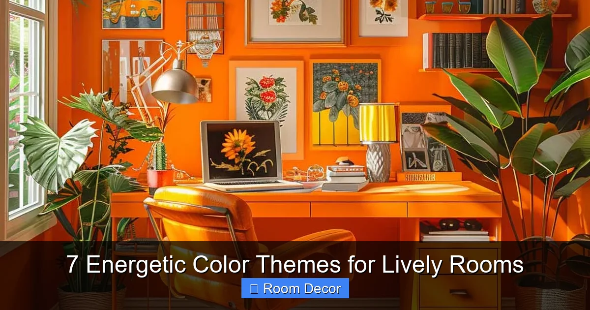7 Energetic Color Themes for Lively Rooms