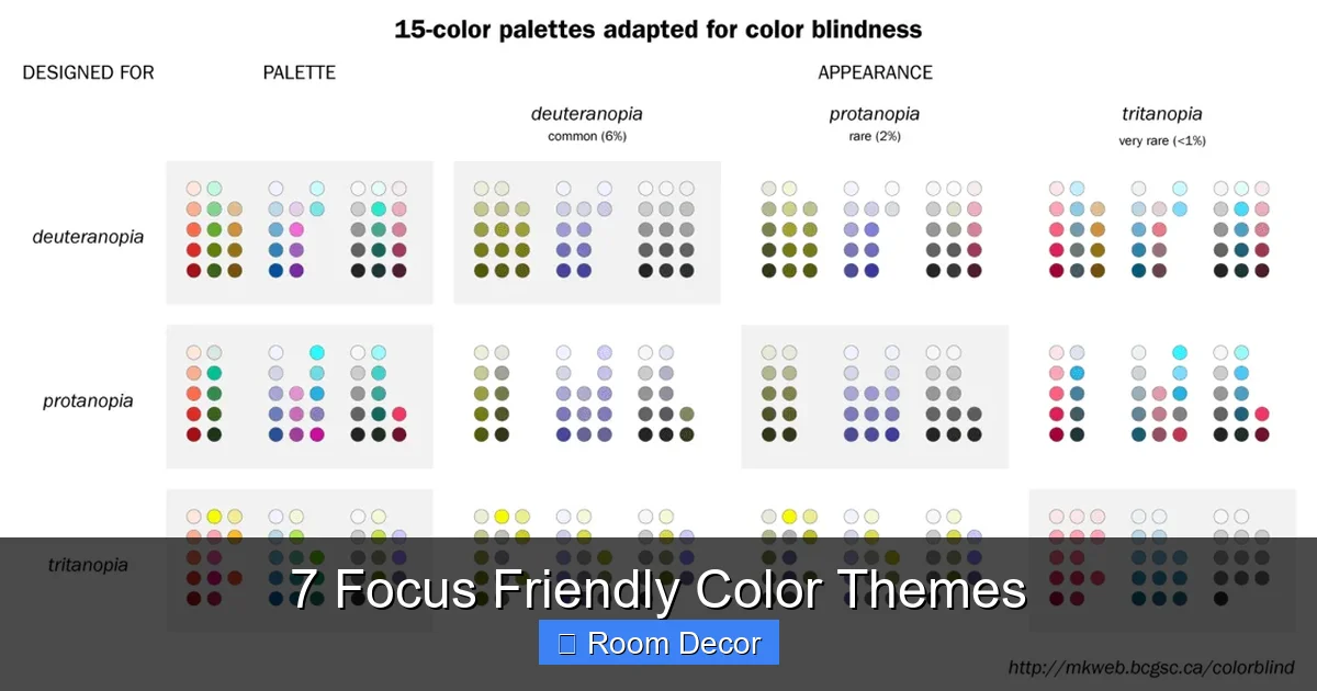 7 Focus Friendly Color Themes