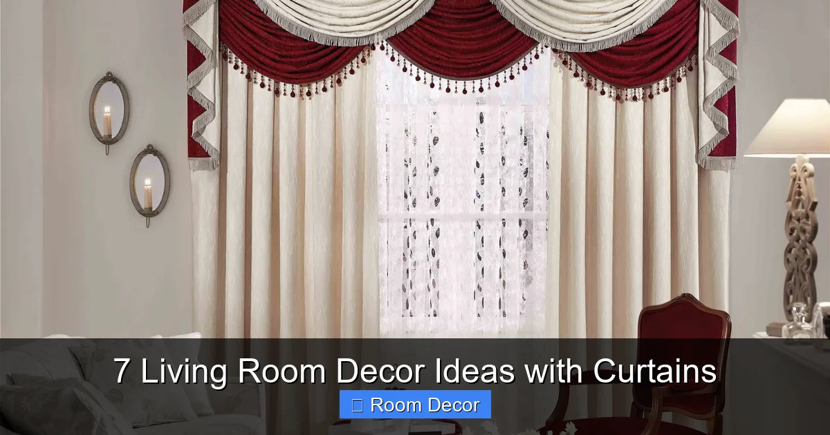 7 Living Room Decor Ideas with Curtains