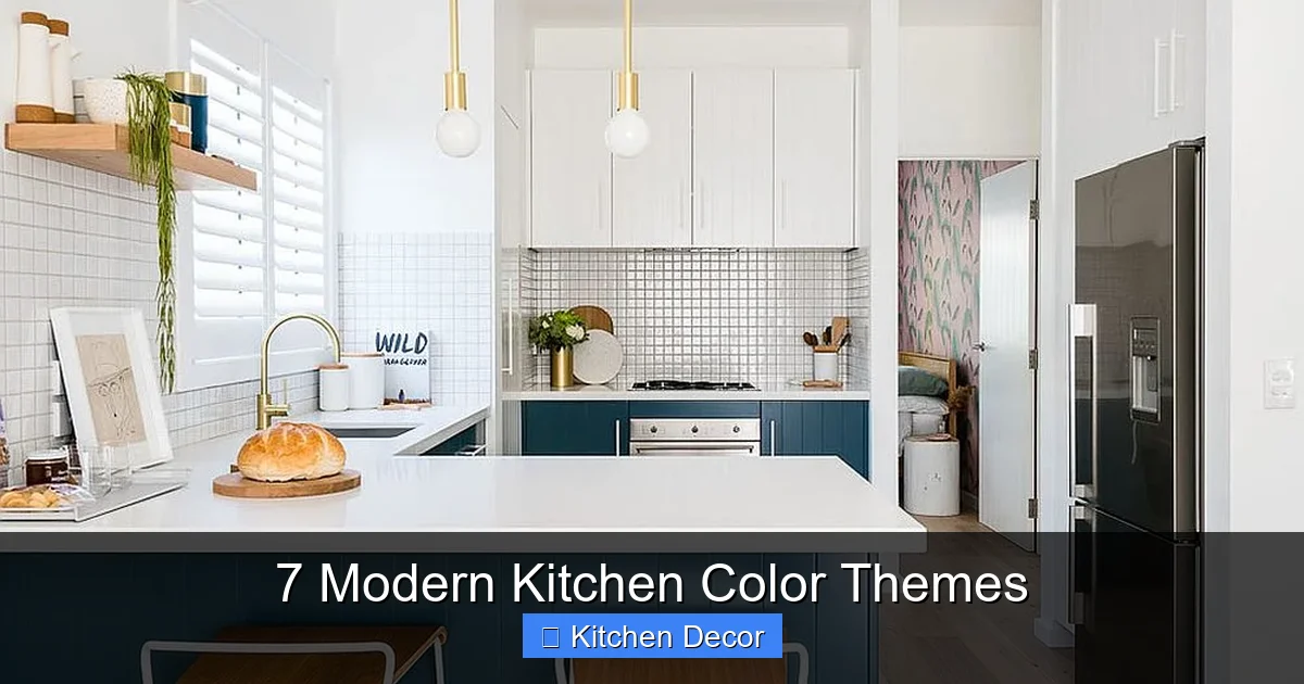 7 Modern Kitchen Color Themes
