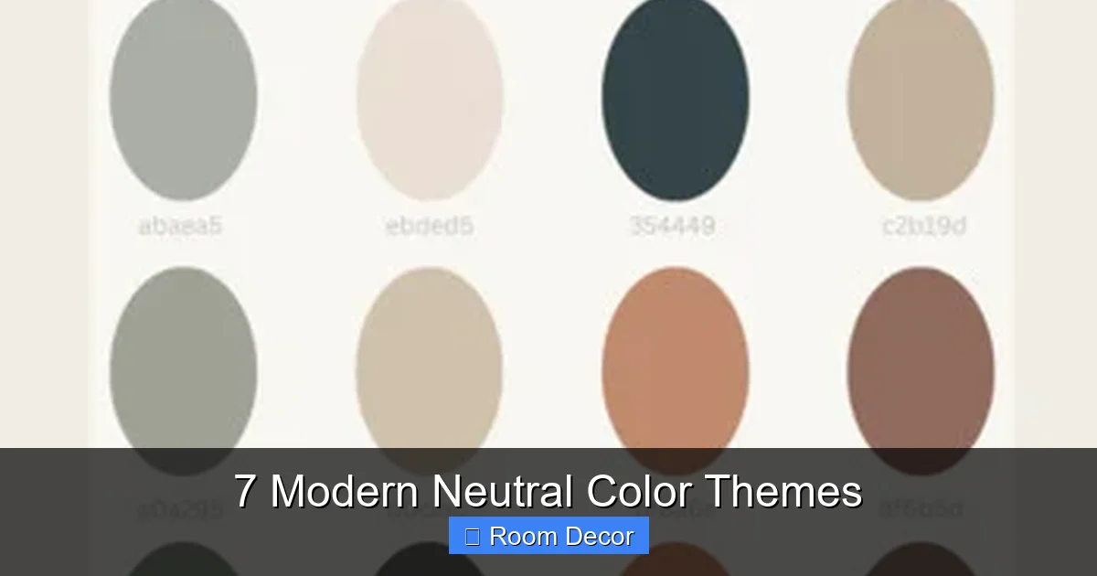 7 Modern Neutral Color Themes