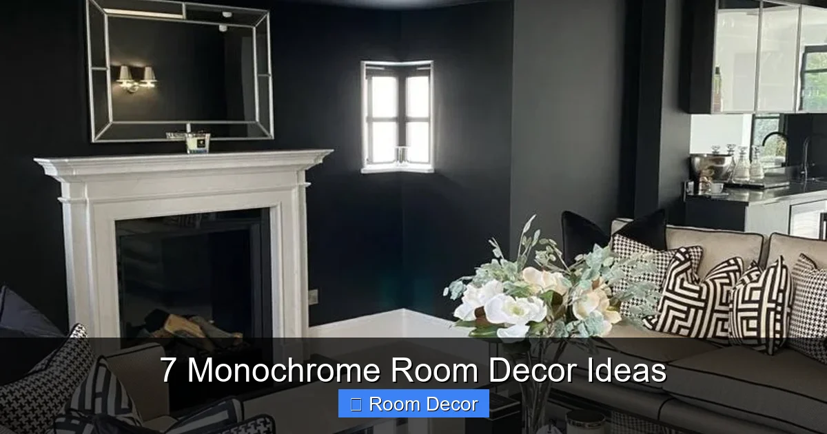 7 Monochrome Room Decor Ideas
