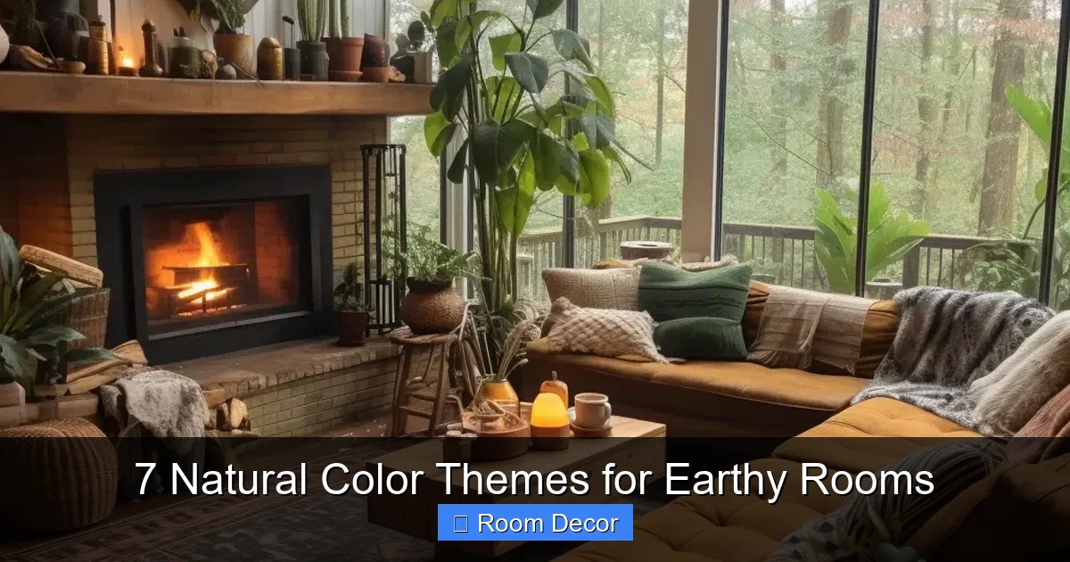 7 Natural Color Themes for Earthy Rooms