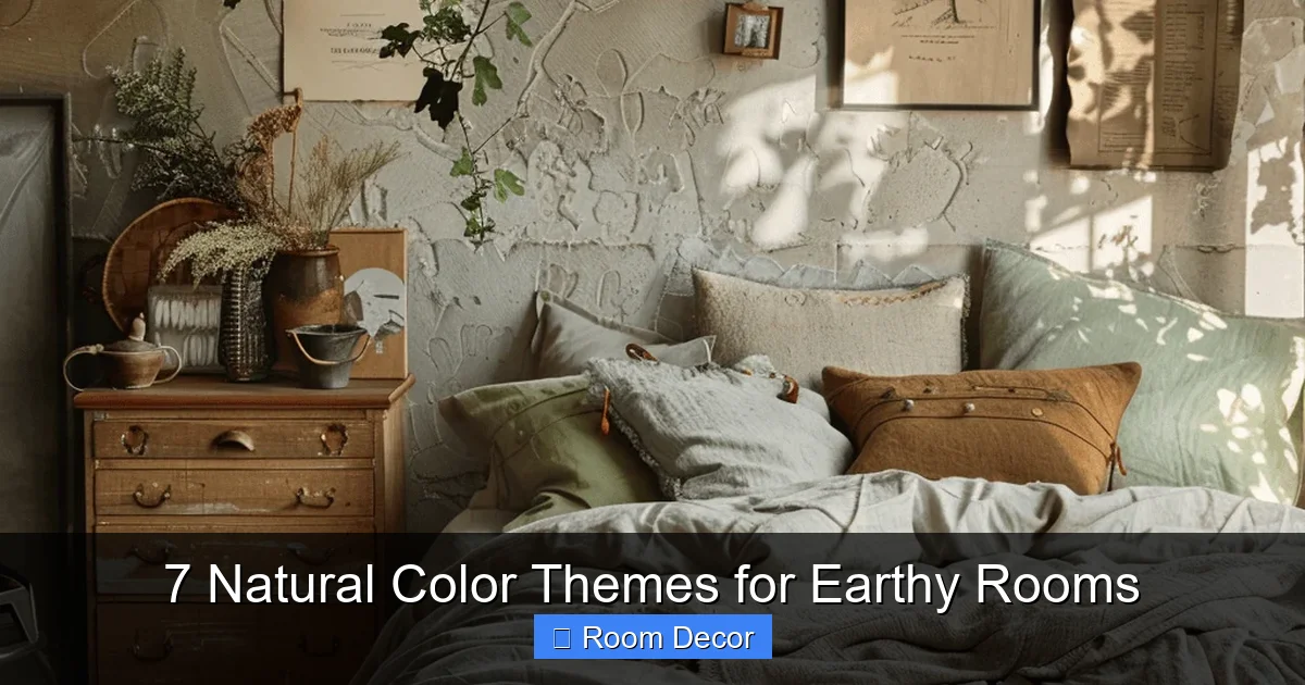 7 Natural Color Themes for Earthy Rooms