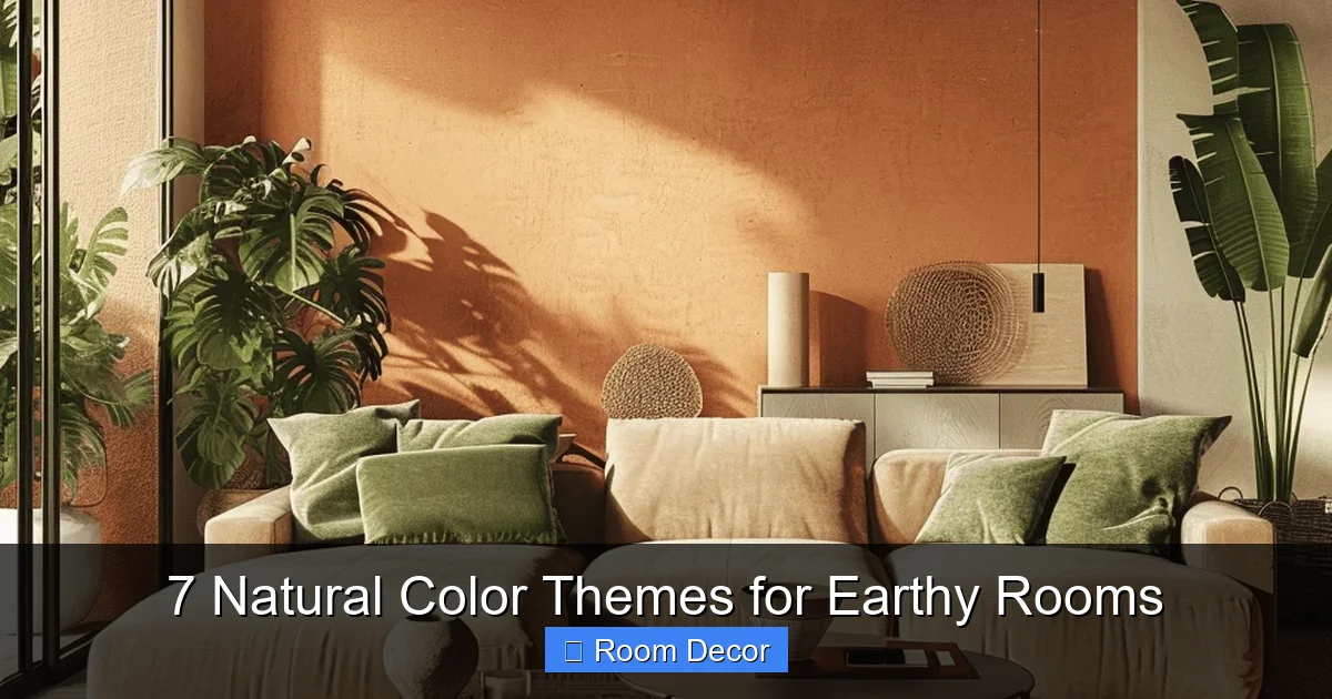7 Natural Color Themes for Earthy Rooms