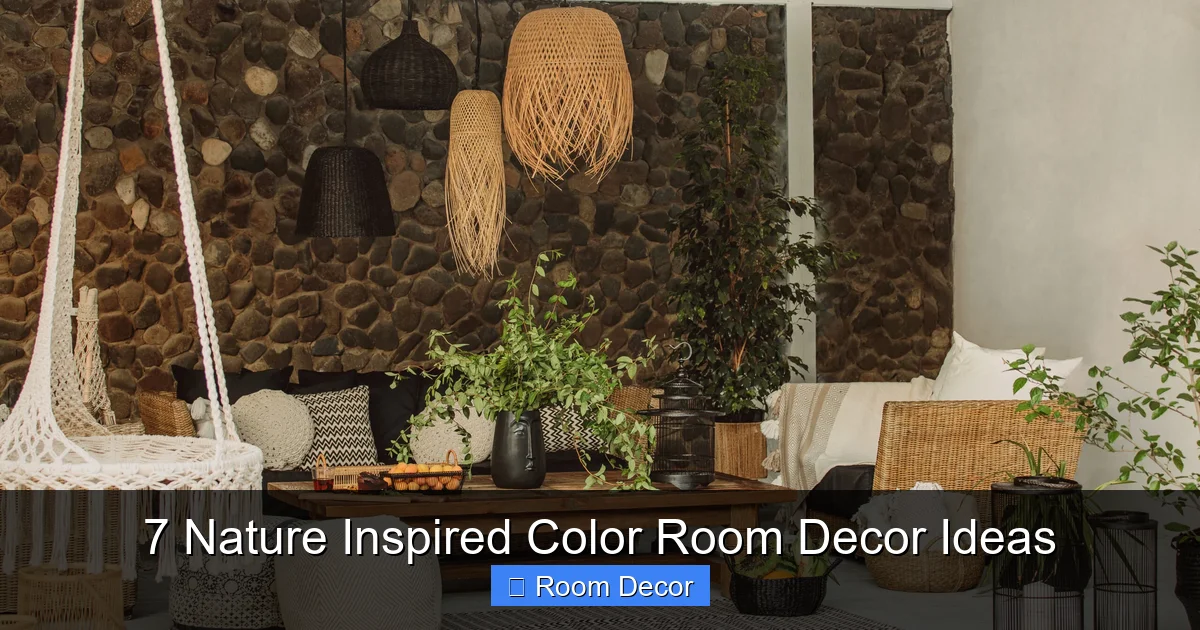 7 Nature Inspired Color Room Decor Ideas