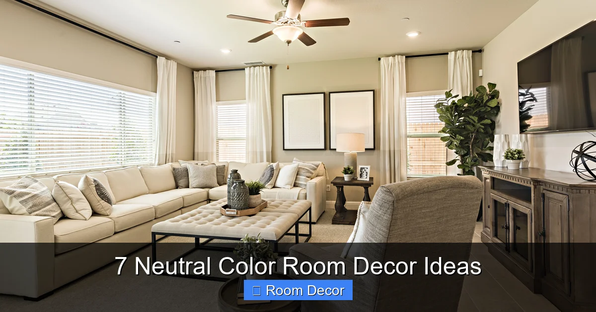 7 Neutral Color Room Decor Ideas