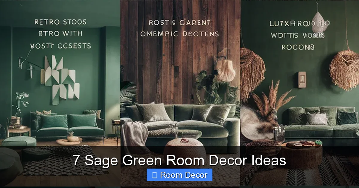 7 Sage Green Room Decor Ideas