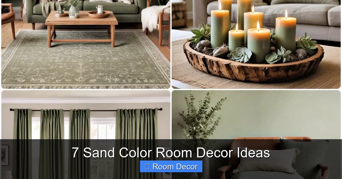 7 Sand Color Room Decor Ideas