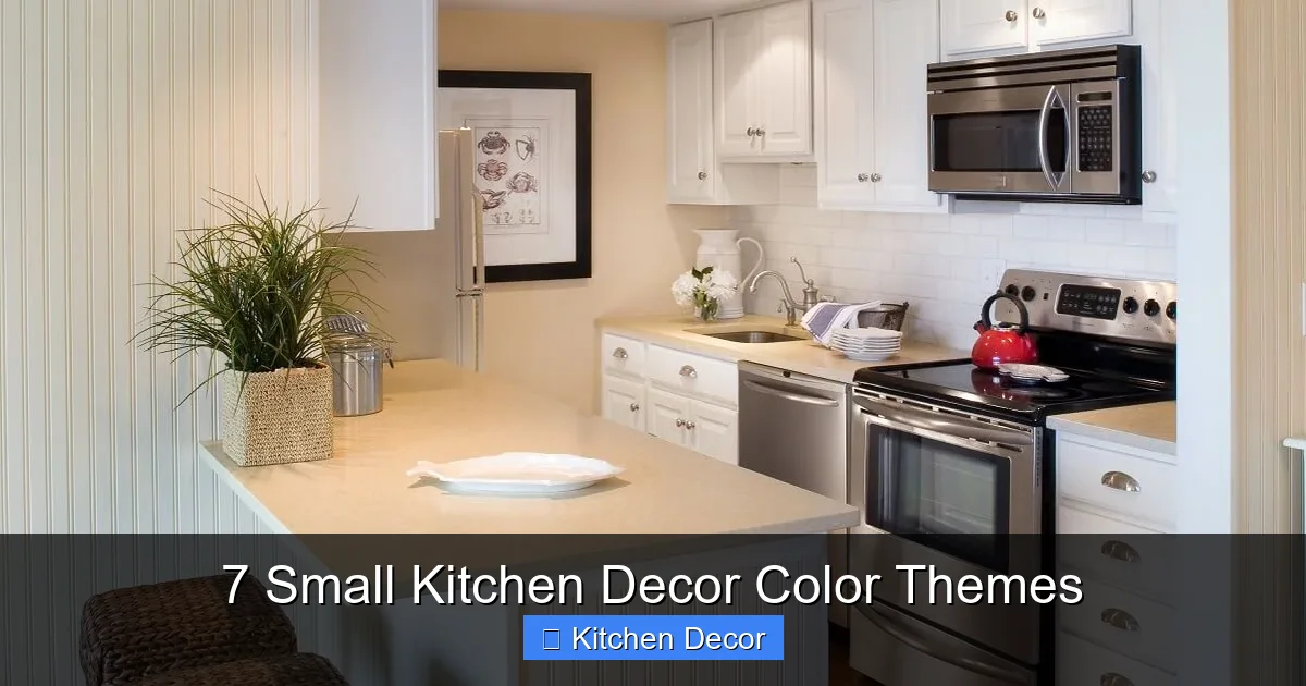 7 Small Kitchen Decor Color Themes