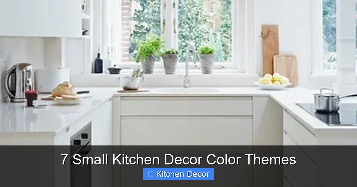 7 Small Kitchen Decor Color Themes