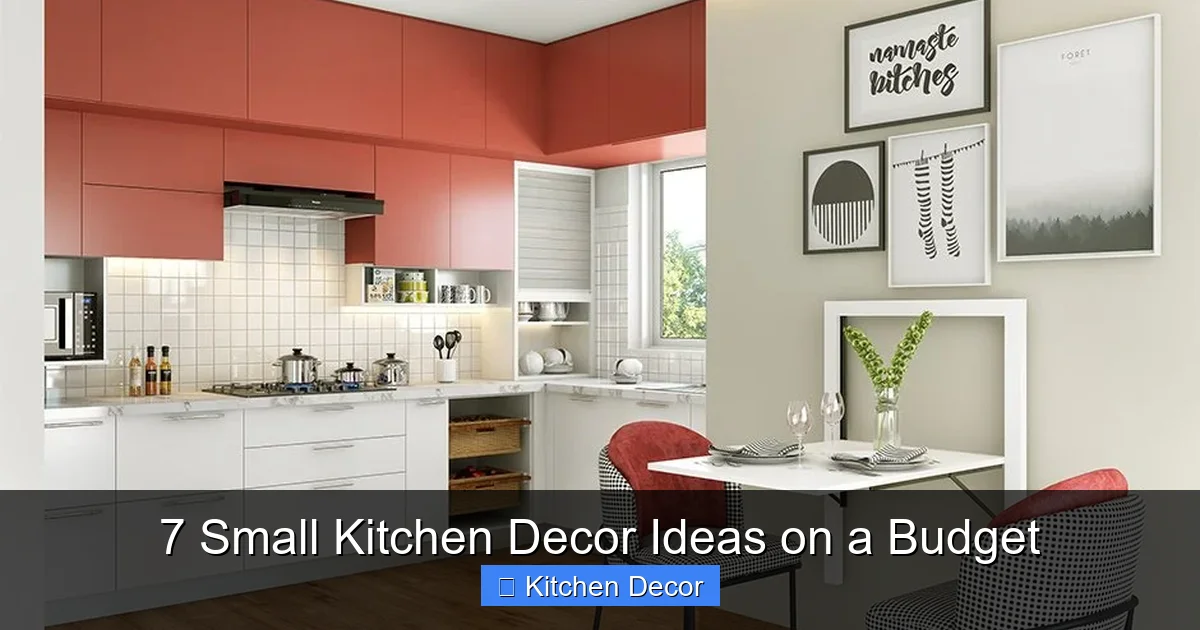 7 Small Kitchen Decor Ideas on a Budget