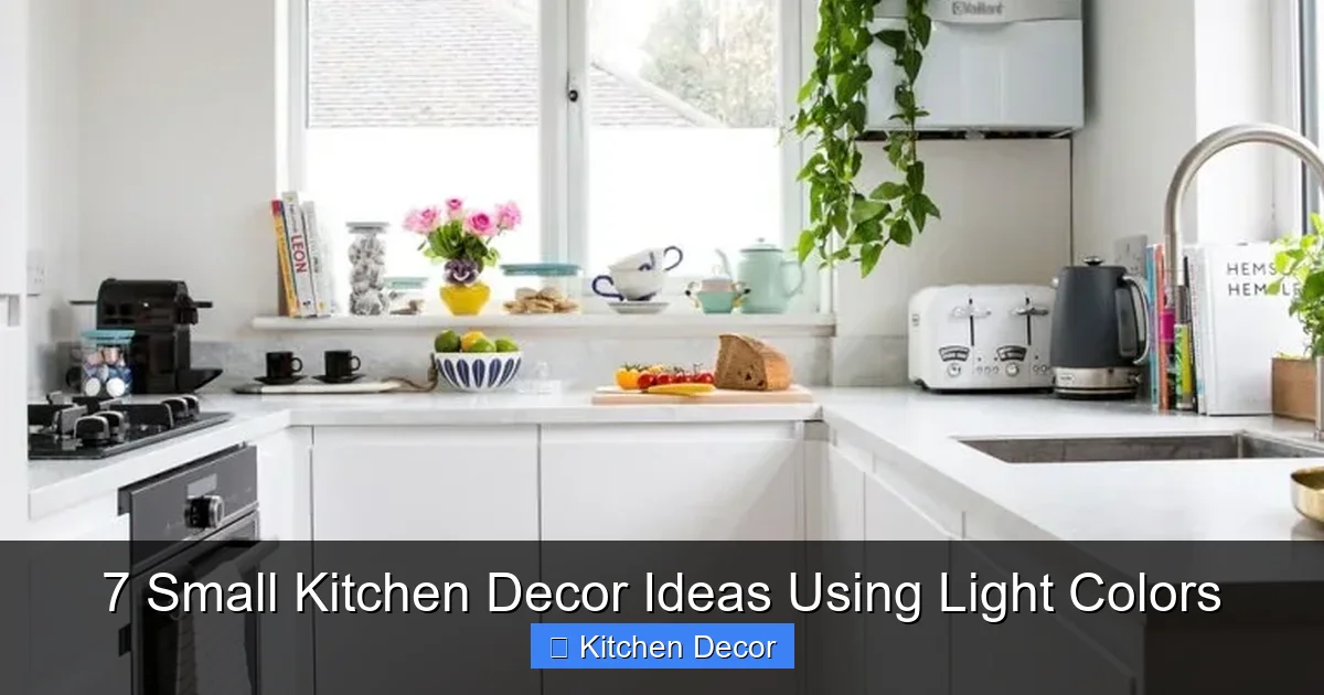 7 Small Kitchen Decor Ideas Using Light Colors