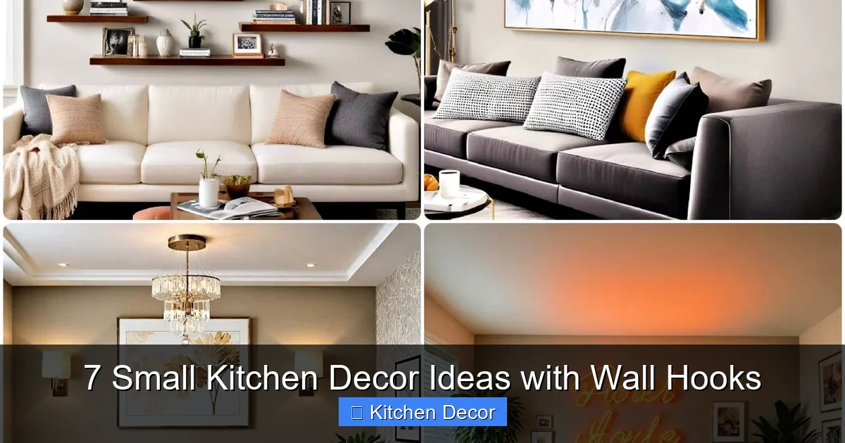 7 Small Kitchen Decor Ideas with Wall Hooks