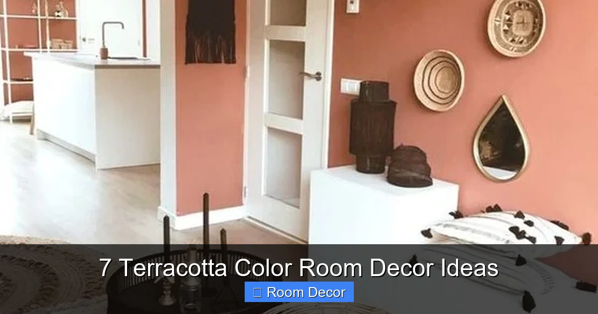 7 Terracotta Color Room Decor Ideas