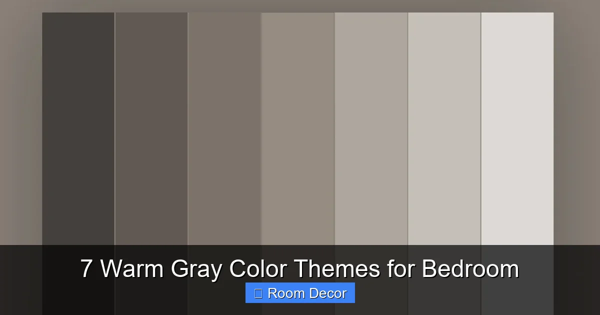 7 Warm Gray Color Themes for Bedroom