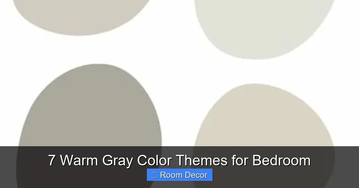 7 Warm Gray Color Themes for Bedroom