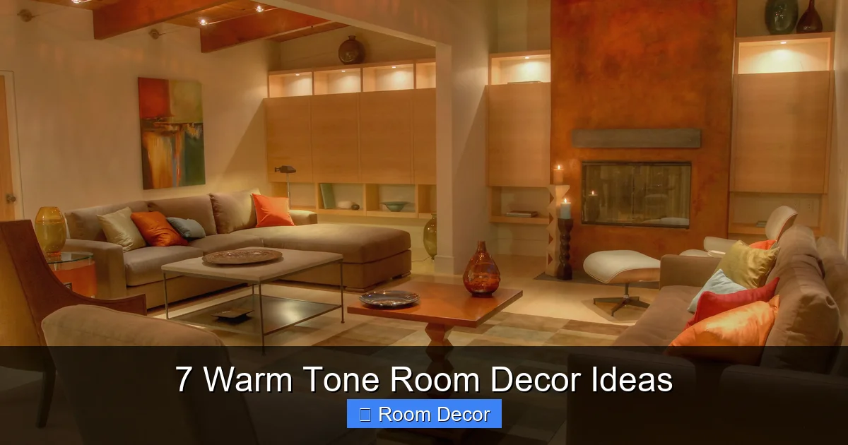 7 Warm Tone Room Decor Ideas