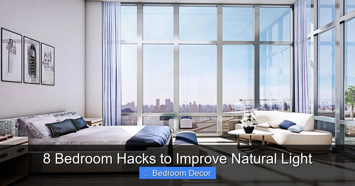 8 Bedroom Hacks to Improve Natural Light