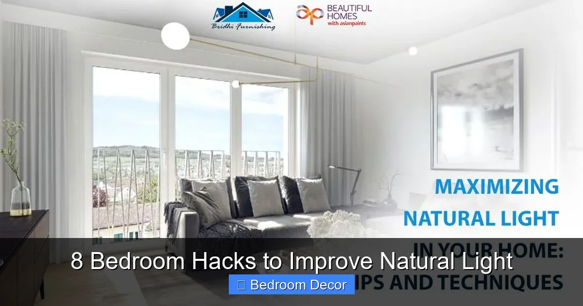 8 Bedroom Hacks to Improve Natural Light