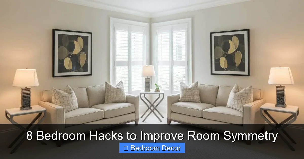 8 Bedroom Hacks to Improve Room Symmetry