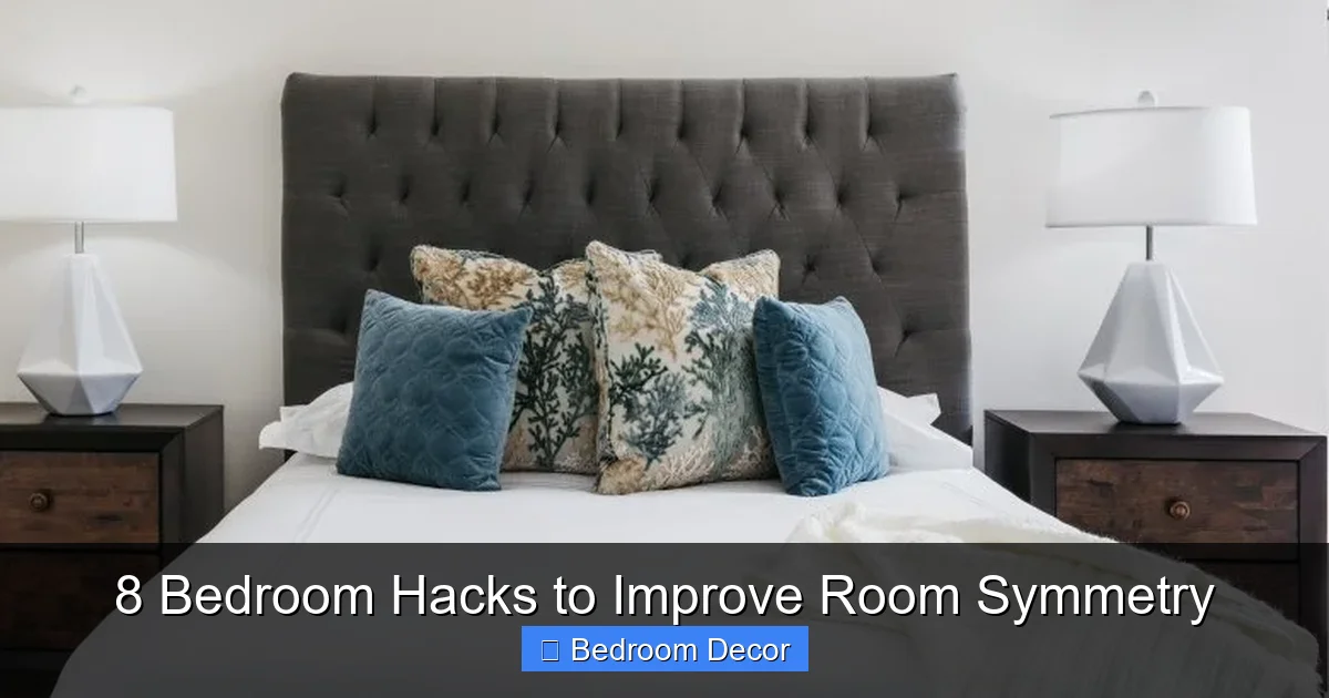 8 Bedroom Hacks to Improve Room Symmetry