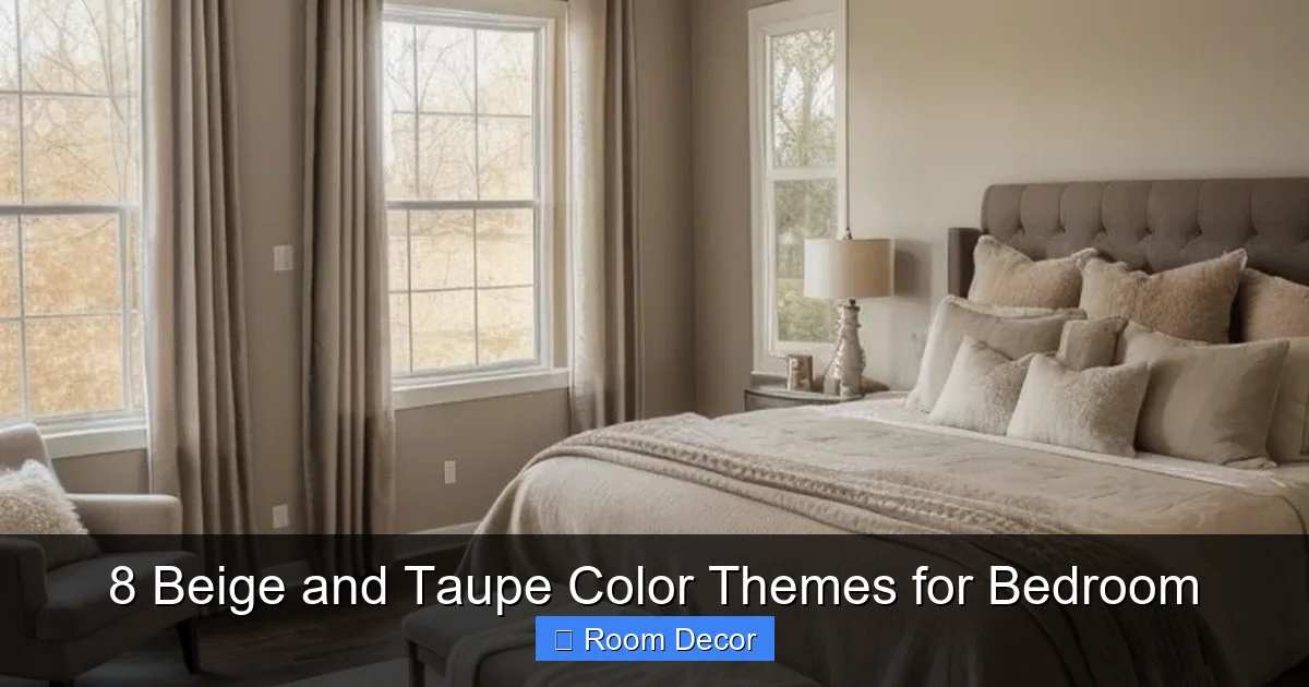 8 Beige and Taupe Color Themes for Bedroom