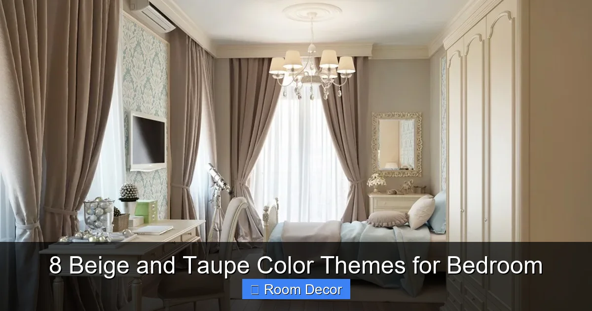 8 Beige and Taupe Color Themes for Bedroom