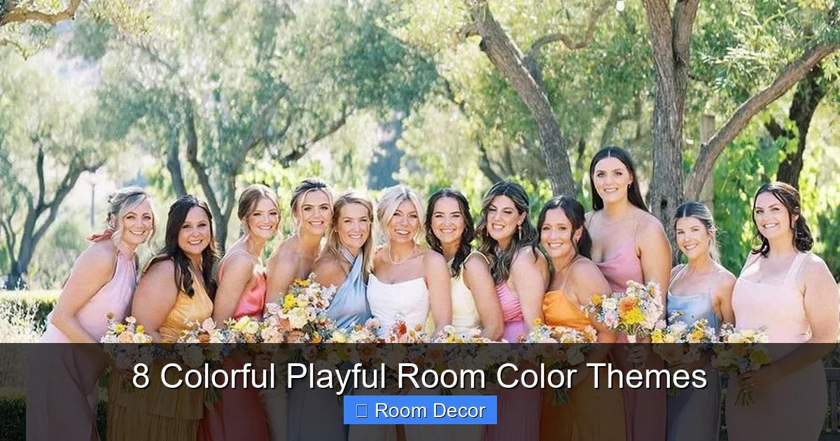 8 Colorful Playful Room Color Themes