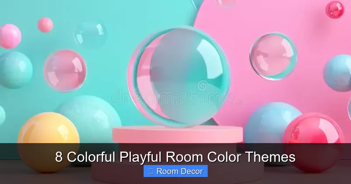 8 Colorful Playful Room Color Themes
