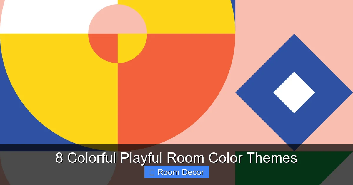 8 Colorful Playful Room Color Themes