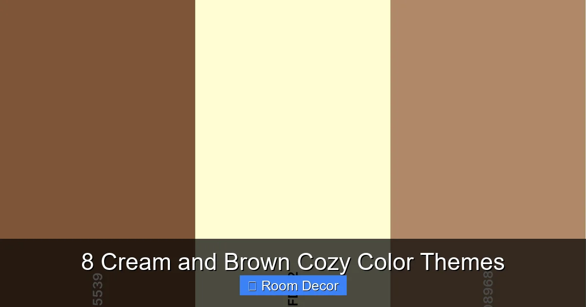 8 Cream and Brown Cozy Color Themes