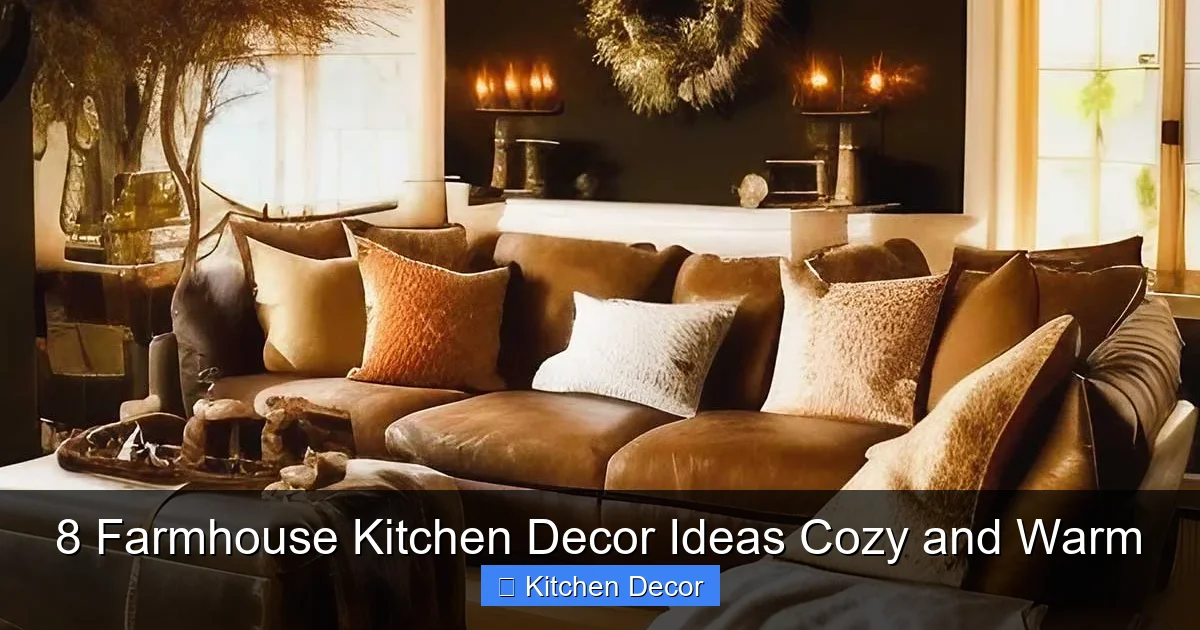 8 Farmhouse Kitchen Decor Ideas Cozy and Warm