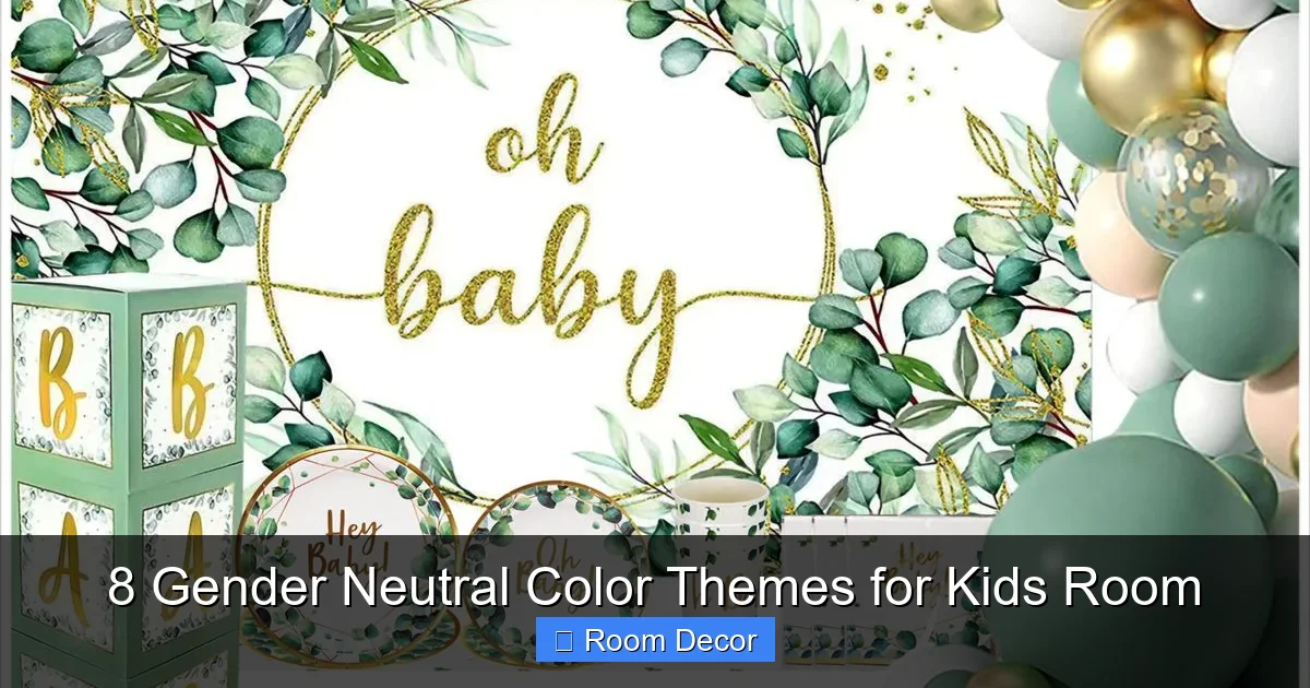 8 Gender Neutral Color Themes for Kids Room