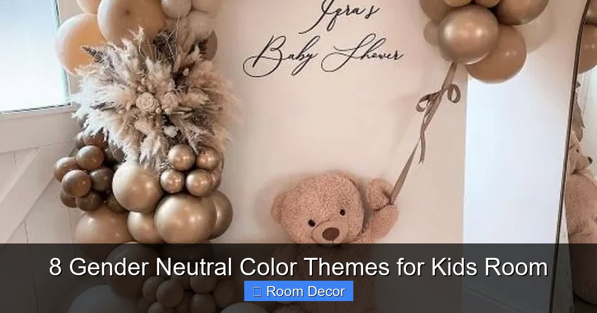 8 Gender Neutral Color Themes for Kids Room