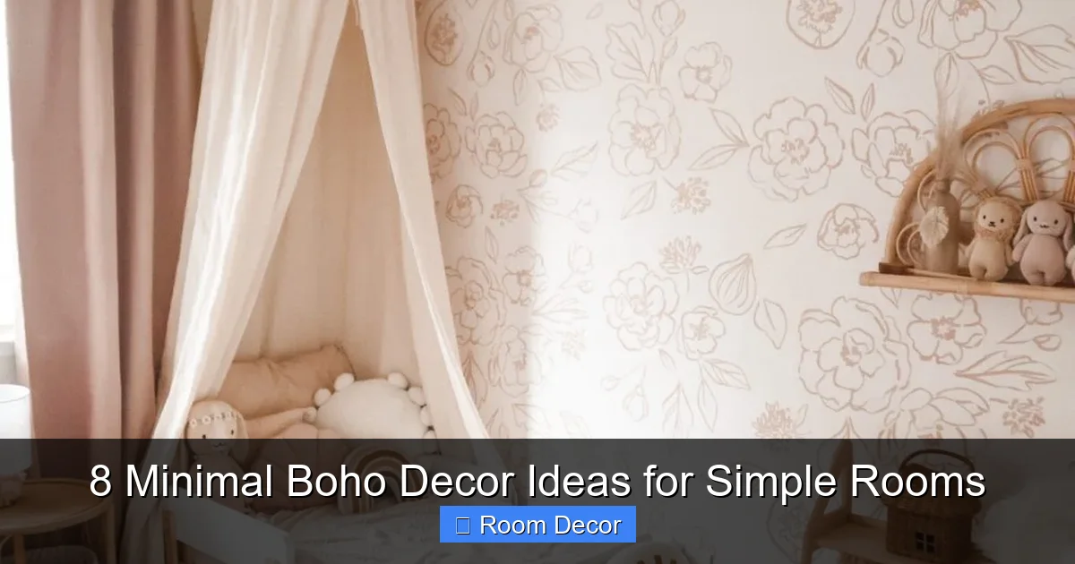 8 Minimal Boho Decor Ideas for Simple Rooms