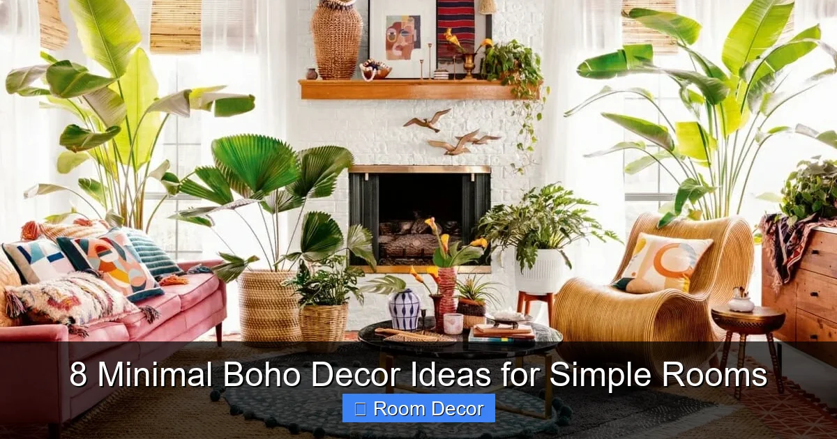 8 Minimal Boho Decor Ideas for Simple Rooms