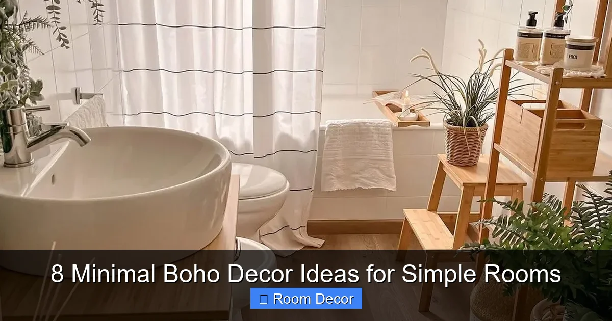 8 Minimal Boho Decor Ideas for Simple Rooms