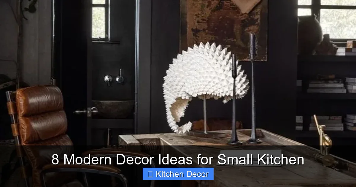8 Modern Decor Ideas for Small Kitchen