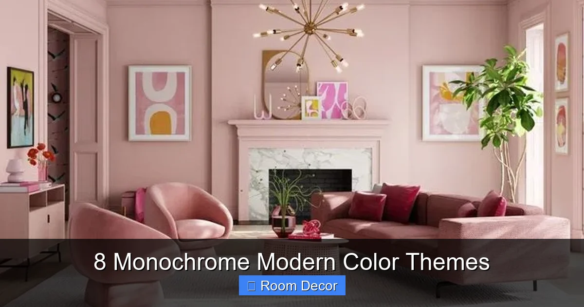 8 Monochrome Modern Color Themes