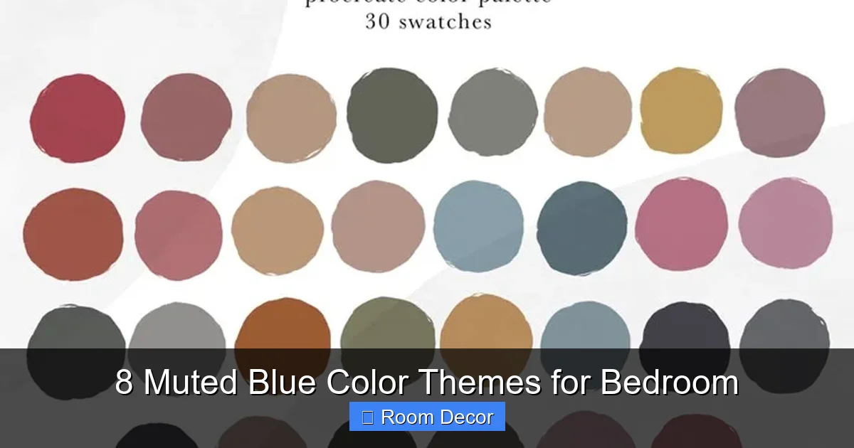 8 Muted Blue Color Themes for Bedroom