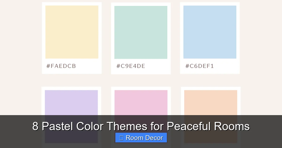 8 Pastel Color Themes for Peaceful Rooms