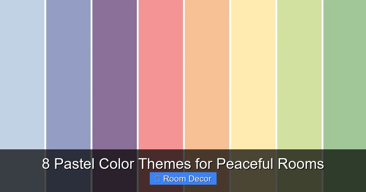 8 Pastel Color Themes for Peaceful Rooms