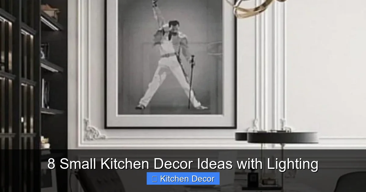 8 Small Kitchen Decor Ideas with Lighting
