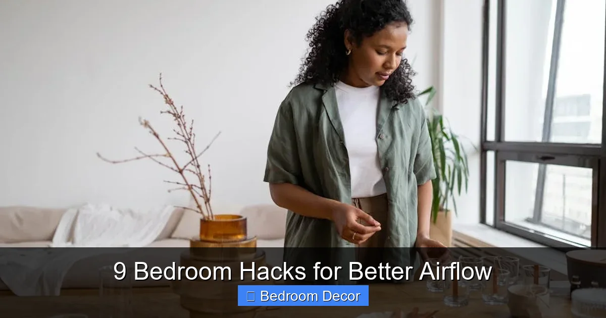 9 Bedroom Hacks for Better Airflow