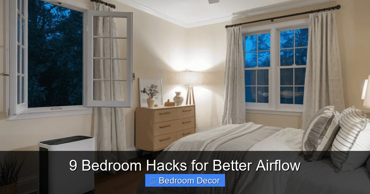 9 Bedroom Hacks for Better Airflow