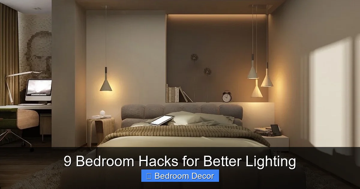 9 Bedroom Hacks for Better Lighting