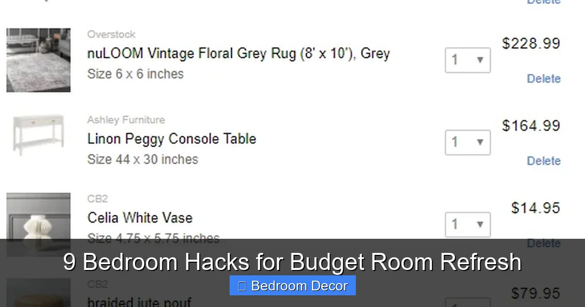 9 Bedroom Hacks for Budget Room Refresh